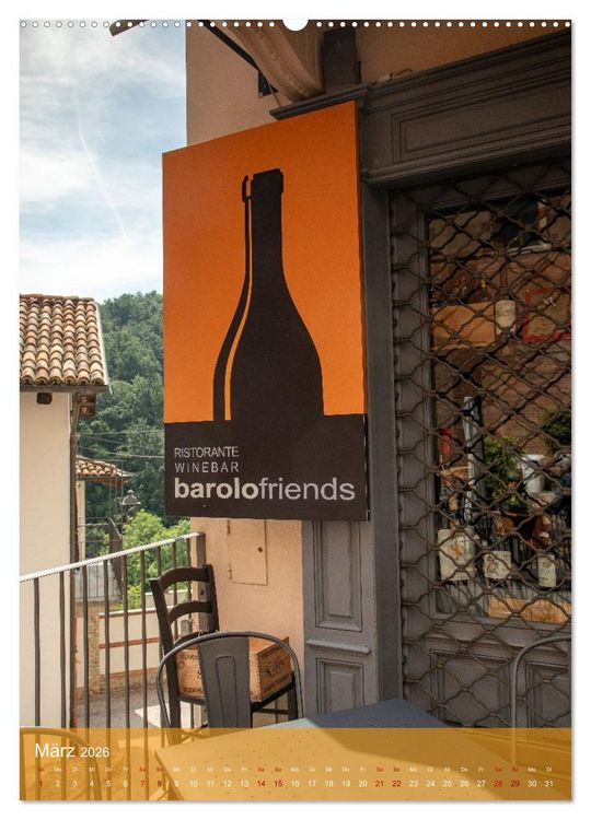 Produktbild: Barolo. Das malerische Weindorf im Piemont. (Wandkalender 2026 DIN A2 hoch), CALVENDO Monatskalender