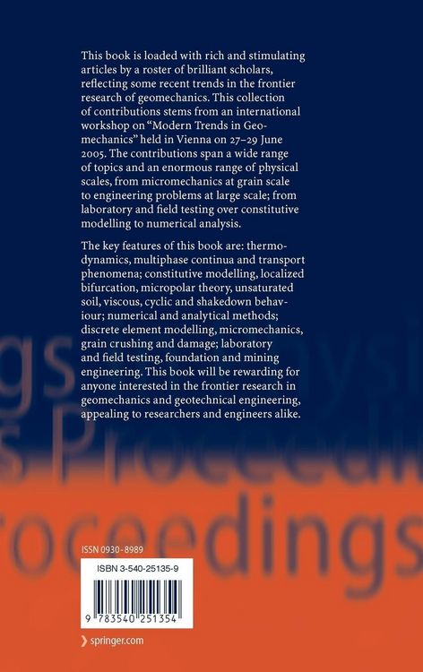Produktbild: Modern Trends in Geomechanics