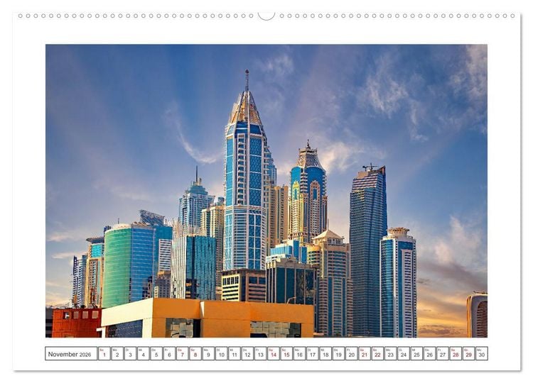 Produktbild: Dubai - Faszinierende Metropole (hochwertiger Premium Wandkalender 2026 DIN A2 quer), Kunstdruck in Hochglanz