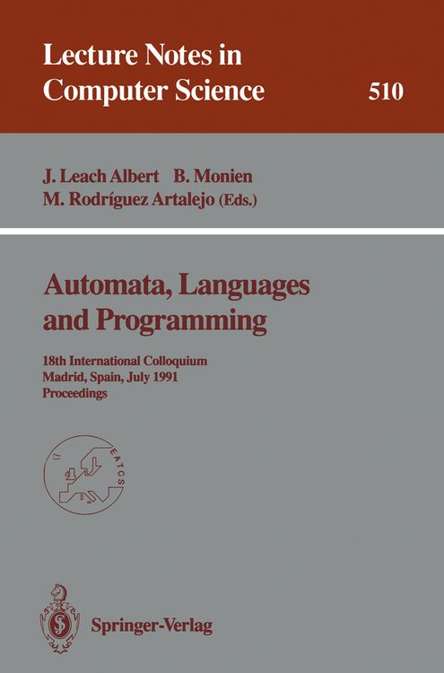 Produktbild: Automata, Languages and Programming