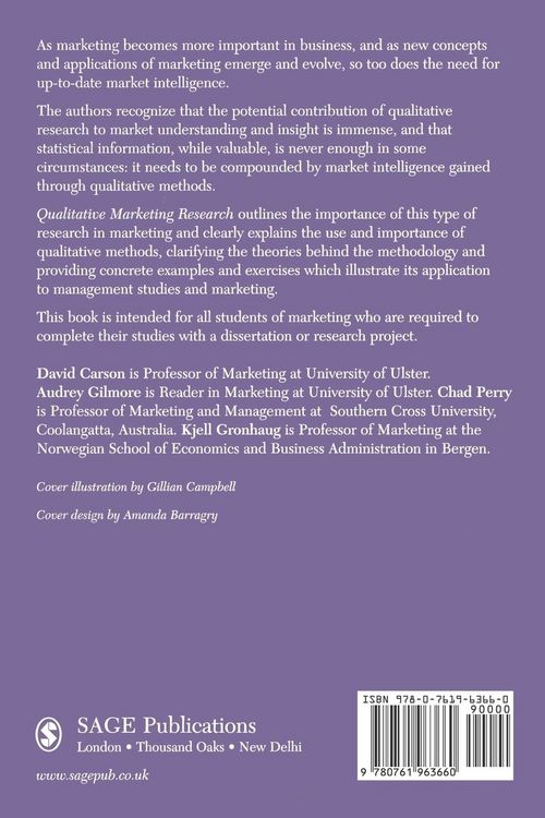 Produktbild: Qualitative Marketing Research