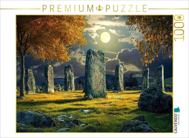 Produktbild: CALVENDO Puzzle Magische Steinmonumente | 1000 Teile Lege-Gr&ouml;&szlig;e 64x48cm Foto-Puzzle f&uuml;r gl&uuml;ckliche Stunden