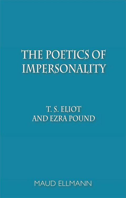 Produktbild: The Poetics of Impersonality