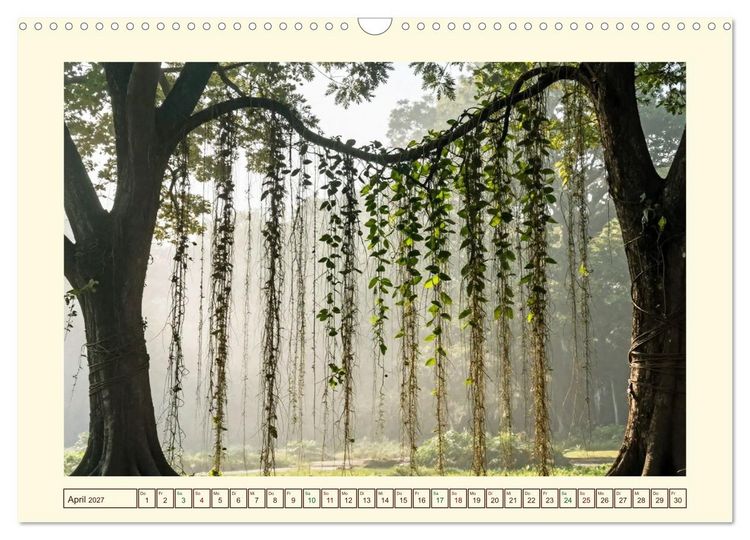 Produktbild: Gestaltete Stille - Wo die Natur zur Skulptur wird (Wandkalender 2027 DIN A3 quer), CALVENDO Monatskalender