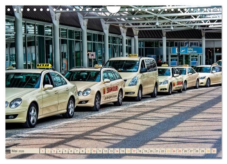 Produktbild: Hallo Taxi - einmal um die Welt (Wandkalender 2026 DIN A4 quer), CALVENDO Monatskalender