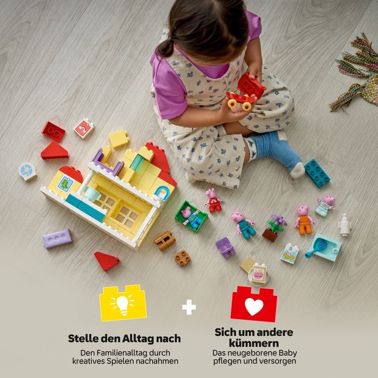 Produktbild: LEGO DUPLO Peppa Wutz 10467 Familienhaus, Spielhaus mit Figuren