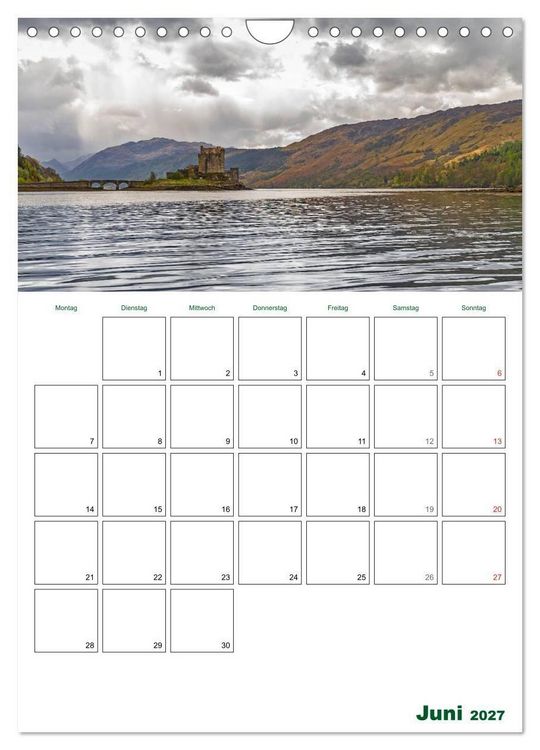 Produktbild: Schottland Entdeckungstour (Wandkalender 2027 DIN A4 hoch), CALVENDO Monatskalender