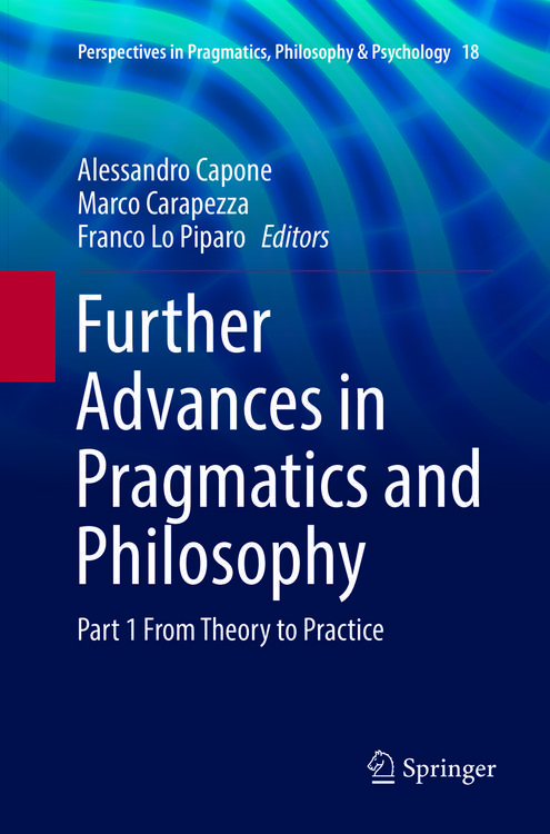 Produktbild: Further Advances in Pragmatics and Philosophy
