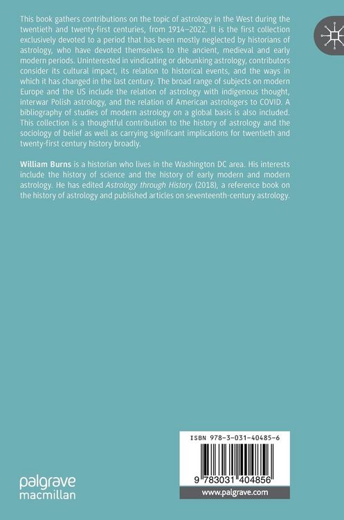 Produktbild: Astrology and Western Society from the First World War to Covid-19