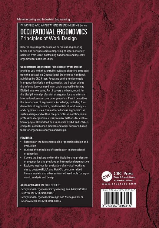 Produktbild: Occupational Ergonomics