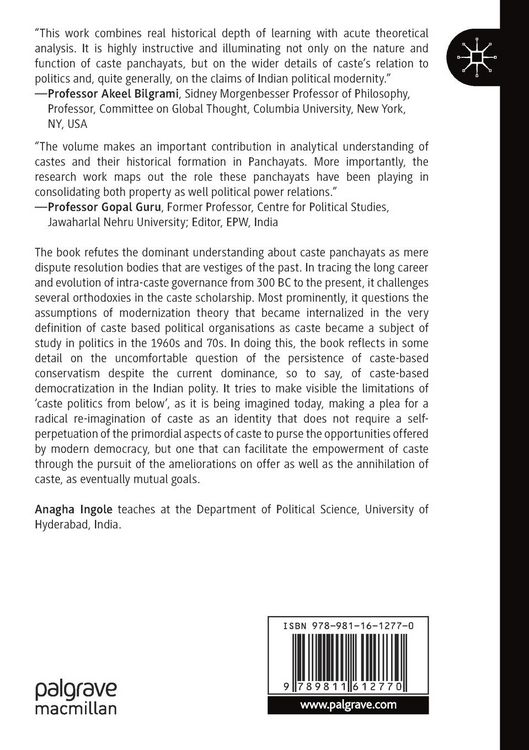 Produktbild: Caste Panchayats and Caste Politics in India