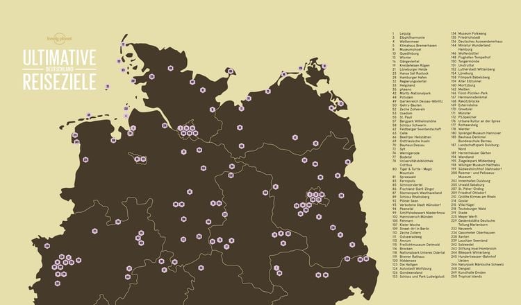 LONELY PLANET Bildband Ultimative Reiseziele Deutschland