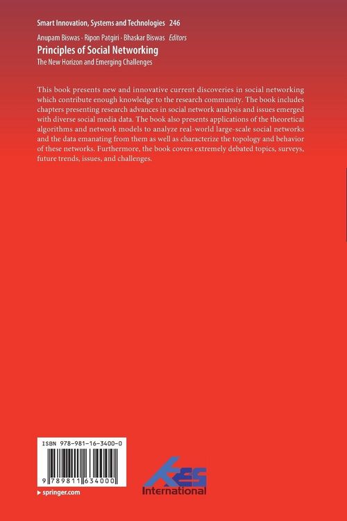 Produktbild: Principles of Social Networking
