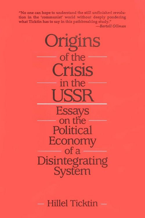 Produktbild: Origins of the Crisis in the U.S.S.R.