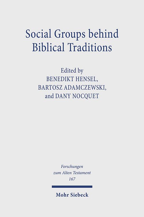 Produktbild: Social Groups behind Biblical Traditions