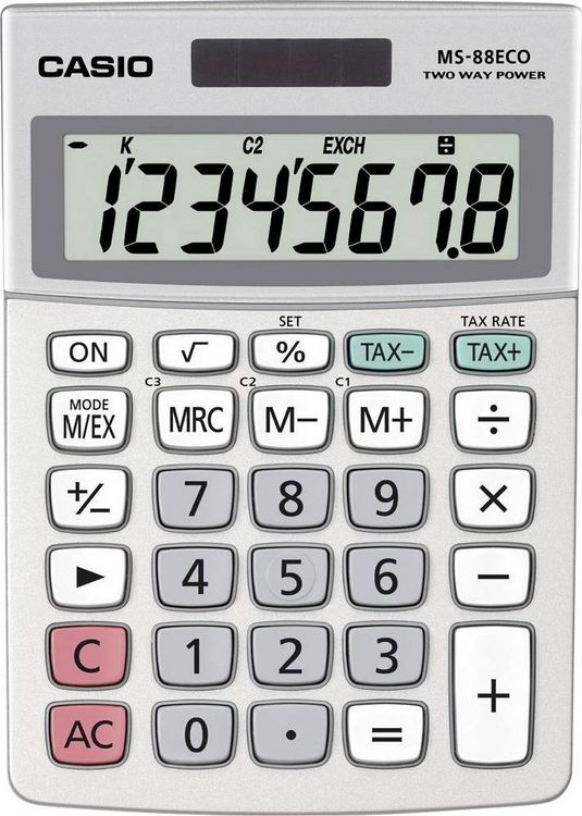 Produktbild: CASIO&reg; Standardrechner MS-88EM