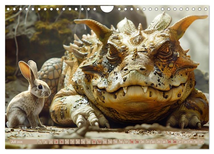 Produktbild: Legend&auml;re Chim&auml;ren - Von unheimlich bis monstr&ouml;s (Wandkalender 2026 DIN A4 quer), CALVENDO Monatskalender