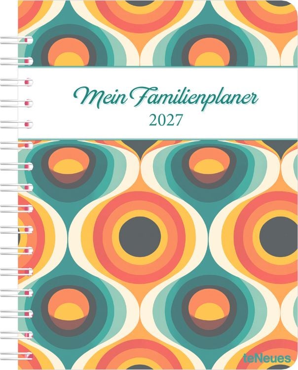 Produktbild: Familienplaner-Buch Vintage 2027