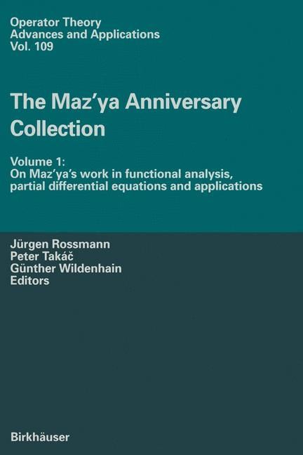 Produktbild: The Maz'ya Anniversary Collection.Vol.1