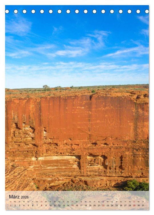 Produktbild: Australien - Impressionen (Tischkalender 2026 DIN A5 hoch), CALVENDO Monatskalender