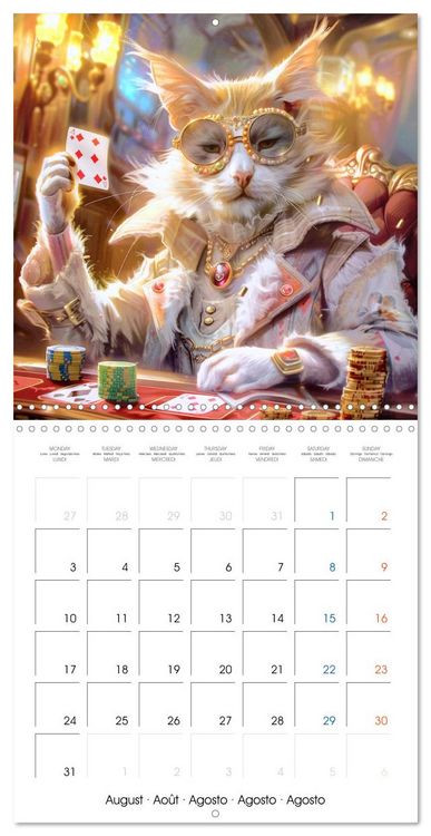 Produktbild: Animal La Belle Epoque (Wall Calendar 2026 12 &times; 12 Inch) CALVENDO 12 Month Wall Calendar
