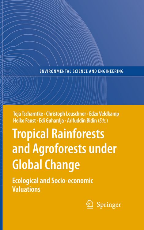 Produktbild: Tropical Rainforests and Agroforests under Global Change