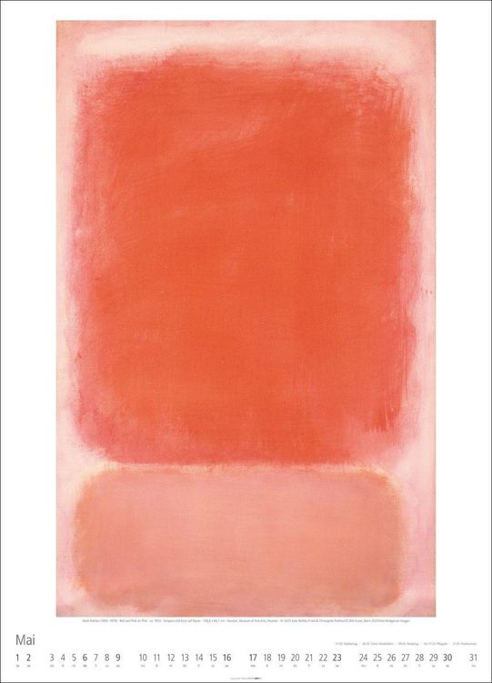 Produktbild: Mark Rothko Kalender 2027