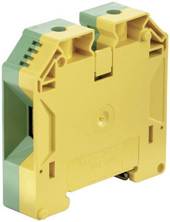 Produktbild: Weidm&uuml;ller 1846040000-1 Schutzleiterklemme Schrauben Gr&uuml;n-Gelb 1St.