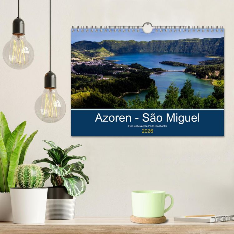 Produktbild: Azoren - S&atilde;o Miguel (Wandkalender 2026 DIN A4 quer), CALVENDO Monatskalender