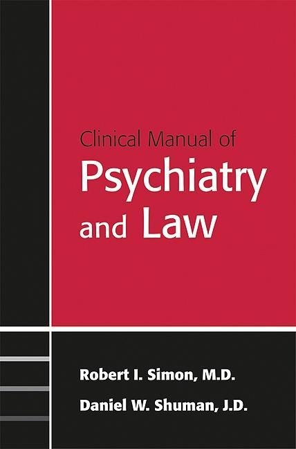 Produktbild: Clinical Manual of Psychiatry and Law