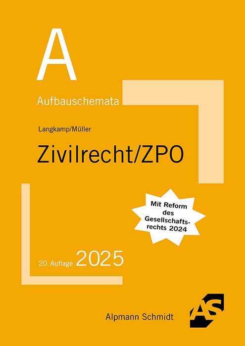 Produktbild: Aufbauschemata Zivilrecht / ZPO