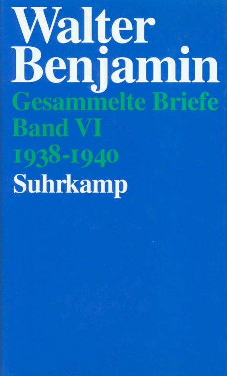 Produktbild: Gesammelte Briefe. 6 B&auml;nde