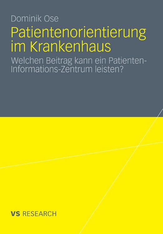 Produktbild: Patientenorientierung im Krankenhaus