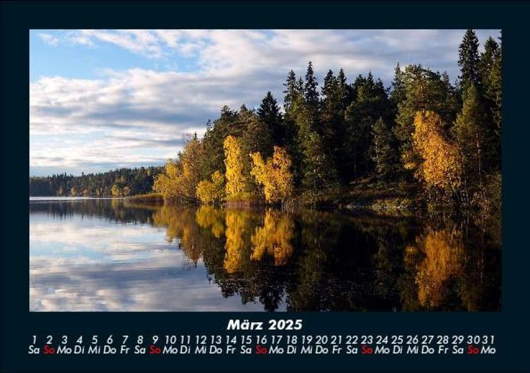 Produktbild: Die Seen der Erde 2025 Fotokalender DIN A5