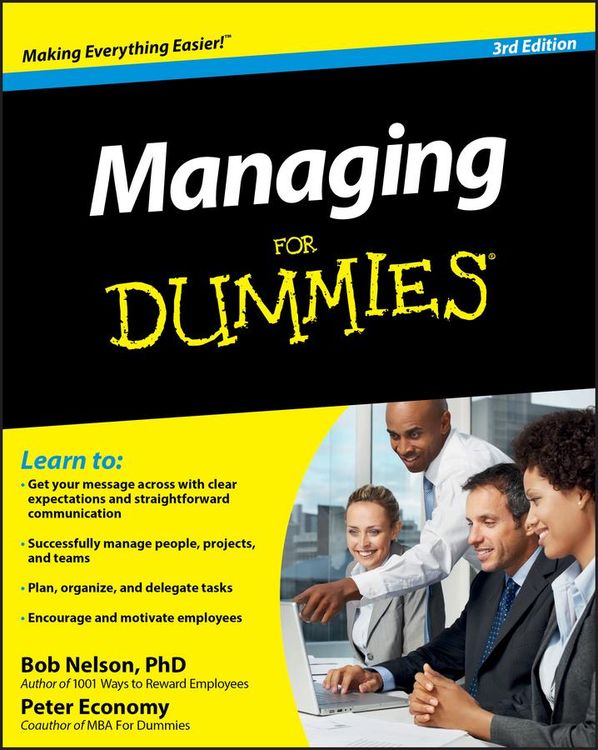 Produktbild: Managing for Dummies 3e