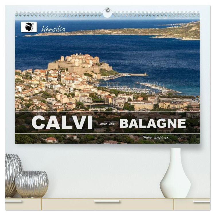Produktbild: Korsika - Calvi und die Balagne (hochwertiger Premium Wandkalender 2026 DIN A2 quer), Kunstdruck in Hochglanz