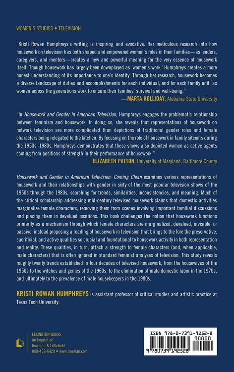 Produktbild: Humphreys, K: Housework and Gender in American Television