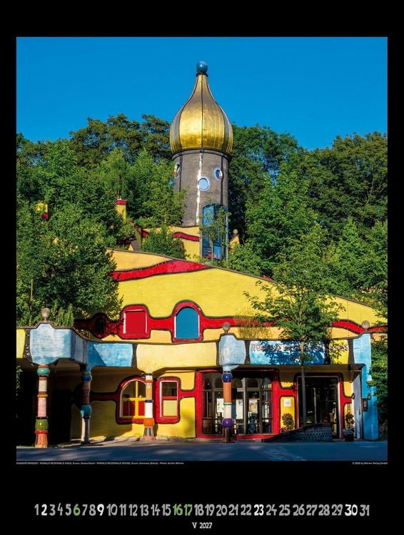 Produktbild: Gro&szlig;er Hundertwasser Architektur Kalender 2027