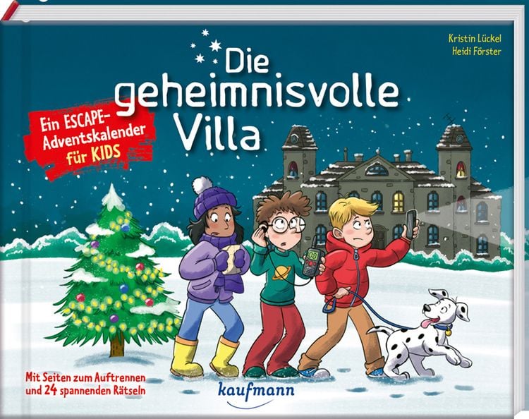 Produktbild: Die geheimnisvolle Villa - Ein Escape-Adventskalender f&uuml;r Kids