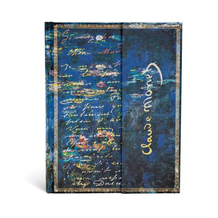 Produktbild: Hardcover Notizbuch Monet (Seerosen), Brief an Morisot, Ultra, Unliniert