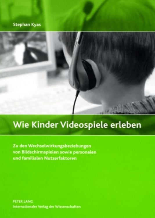 Produktbild: Wie Kinder Videospiele erleben