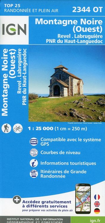 Produktbild: Montagne Noire (Ouest).Revel Labrugui&egrave;re.PNR Haut Languedoc