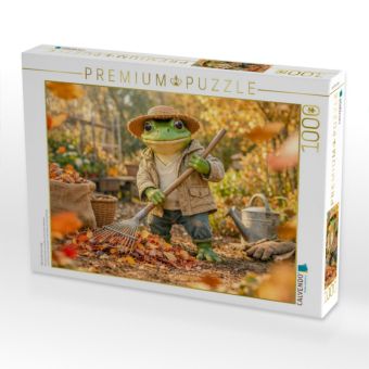 Produktbild: CALVENDO Puzzle Das Laub muss weg | 1000 Teile Lege-Gr&ouml;&szlig;e 64x48cm Foto-Puzzle f&uuml;r gl&uuml;ckliche Stunden