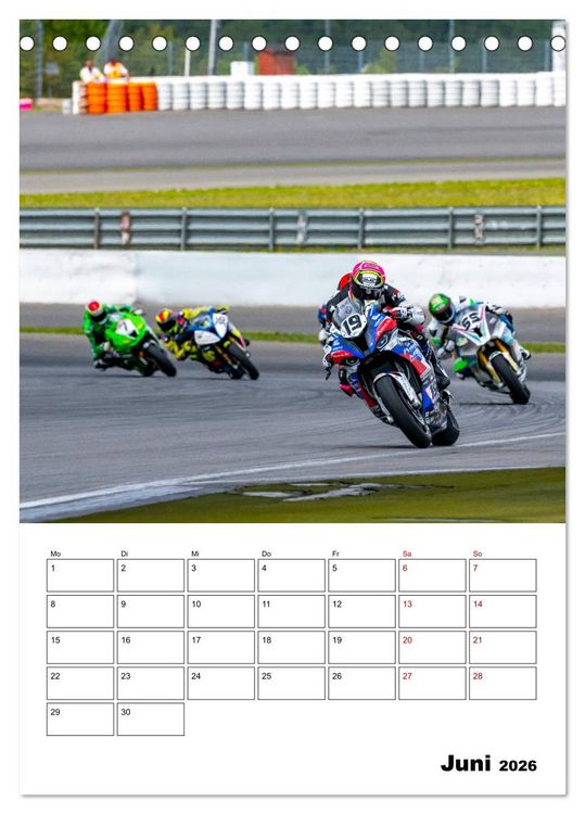 Produktbild: SuperBikes (Tischkalender 2026 DIN A5 hoch), CALVENDO Monatskalender