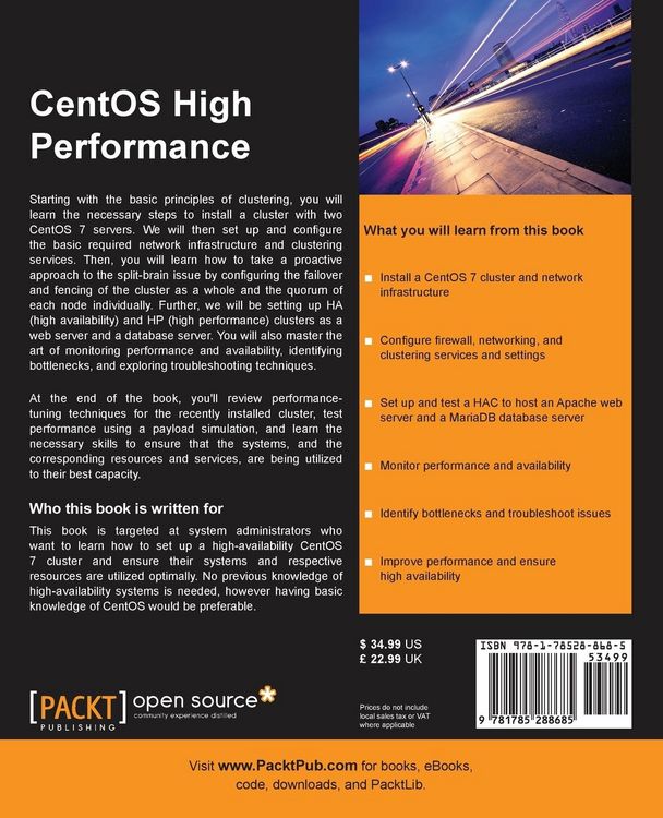 Produktbild: CentOS High Performance