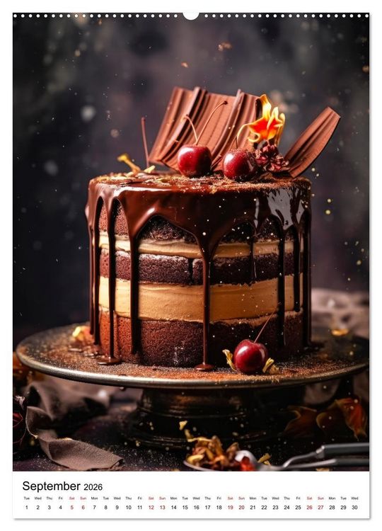 Produktbild: Cake Heaven (Wall Calendar 2026 DIN A2 portrait), CALVENDO 12 Month Wall Calendar