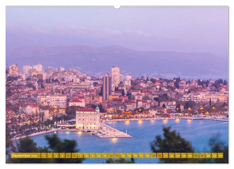 Produktbild: Split - Zauberhafte Perle an der Adriak&uuml;ste Kroatiens (hochwertiger Premium Wandkalender 2026 DIN A2 quer), Kunstdruck in Hochglanz