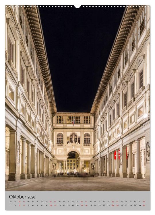 Produktbild: FLORENZ Impressionen bei Tag und Nacht (hochwertiger Premium Wandkalender 2026 DIN A2 hoch), Kunstdruck in Hochglanz