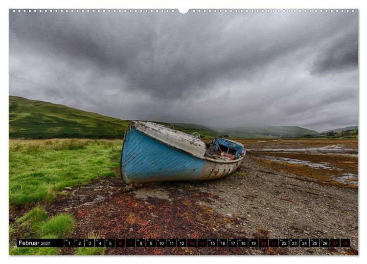 Produktbild: Schottland im Licht (hochwertiger Premium Wandkalender 2027 DIN A2 quer), Kunstdruck in Hochglanz