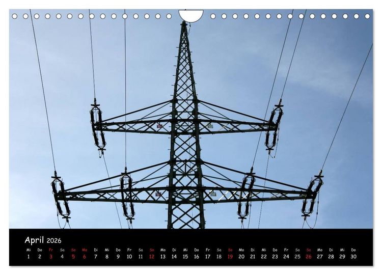 Produktbild: Unter Strom (Wandkalender 2026 DIN A4 quer), CALVENDO Monatskalender